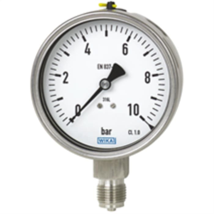 Positive on sale pressure gauge