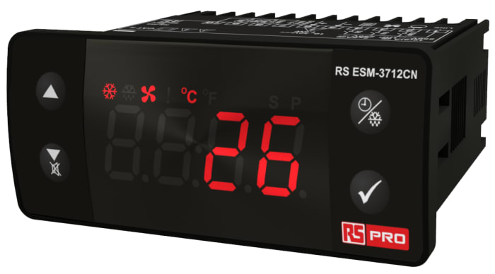Regulátor teploty s vypínačem, 0 → + 50 °C., 77 x 35mm, počet výstupů: 3