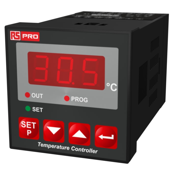 RS PRO RS PRO Panel Mount On/Off Temperature Controller, 48 x 48mm 1 Input, 1 Output Relay