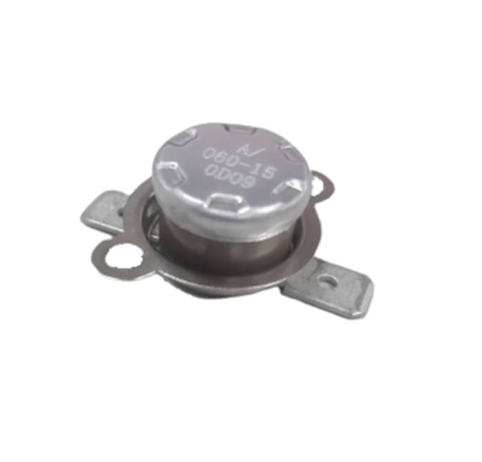 RS PRO Bi-Metallic Thermostat, Opens at 100°C, Closes at 85°C, +180°C Max, NC, Automatic Reset