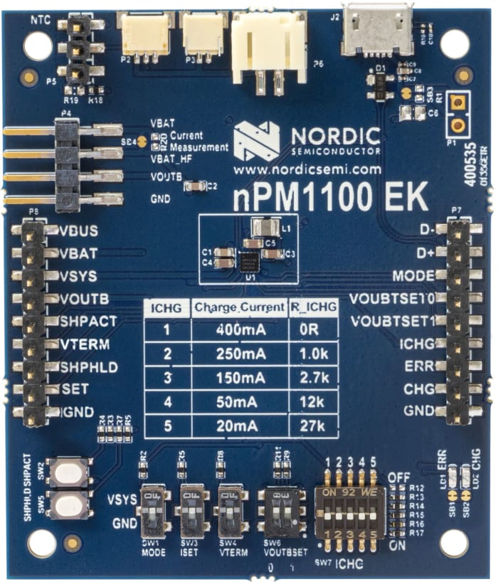 nPM1100-EK Nordic Semiconductor | Nordic Semiconductor Power Management ...