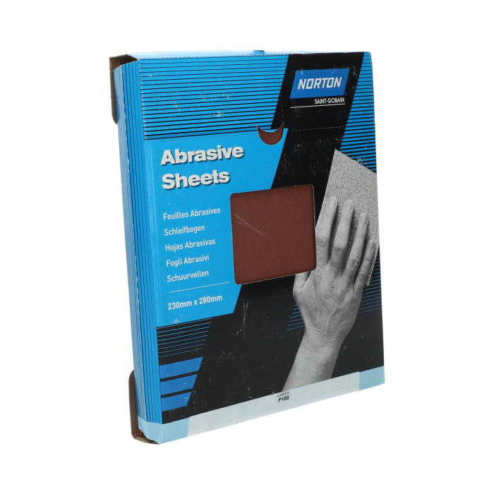 Carta Abrasiva Norton T489 Al Carburo Di Silicio – Foglio 230x280 Mm, Grana 1000, Per Carteggiare Stucchi, Vernici, Marmo E Metalli