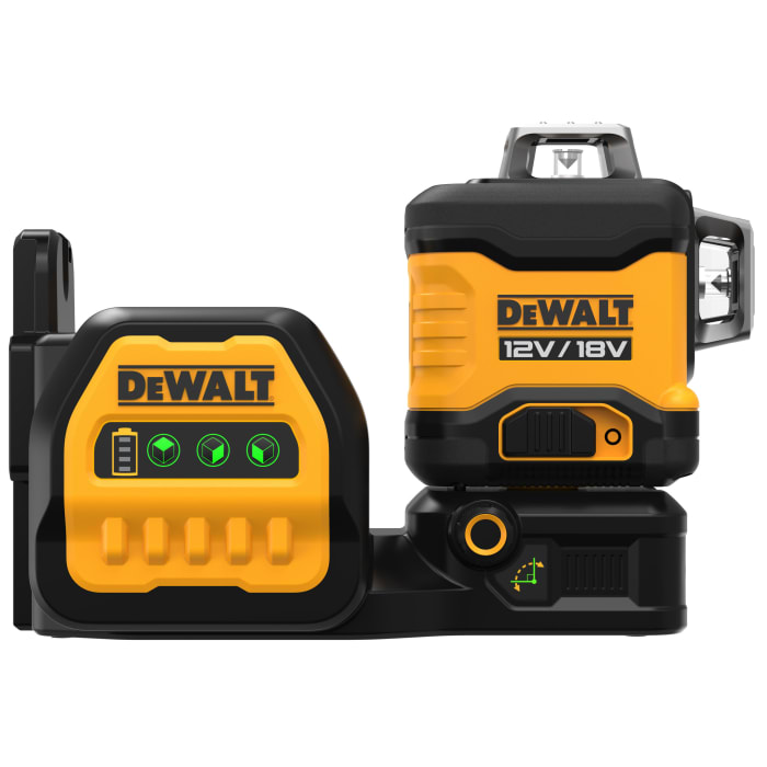 DeWALT DCE089NG18 XJ Green 3 Line Laser Level DeWALT RS Components India