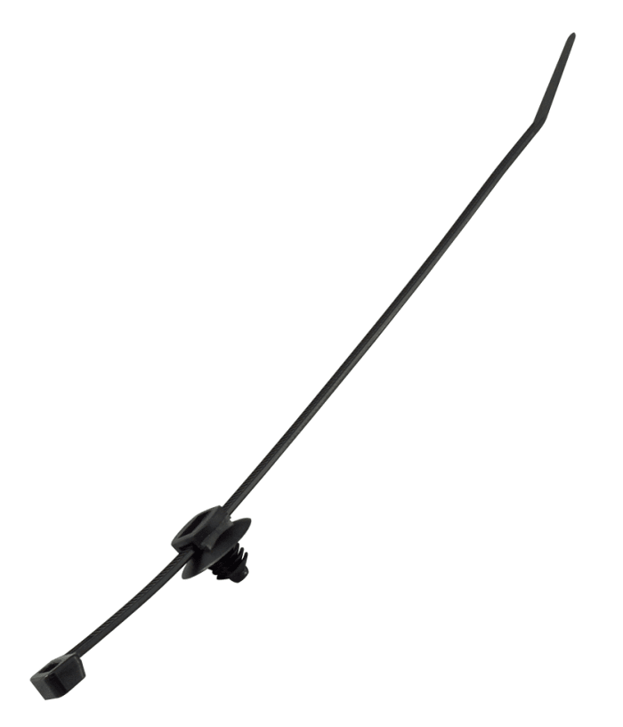 Brida RS PRO de Nylon 66 Negro, 200mm x 4,6 mm, No reutilizable