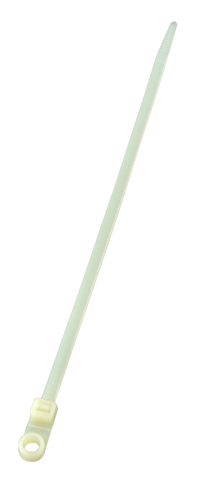 RS PRO Cable Tie, 219mm x 4.8 mm, Natural Nylon, Pk-100