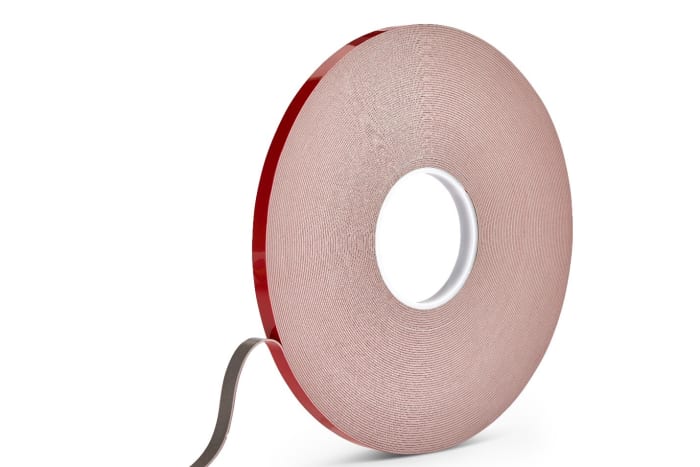 Ruban mousse acrylique  double face RS PRO, Gris, 33.0m x 12.0mm