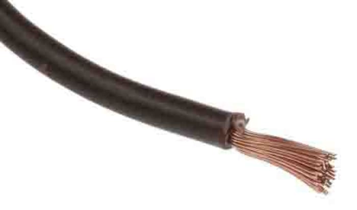Fils de câblage RS PRO UL1015, 2.5mm², Marron, 14 AWG, 305m, 1 kV c.c., 600 V c.a.