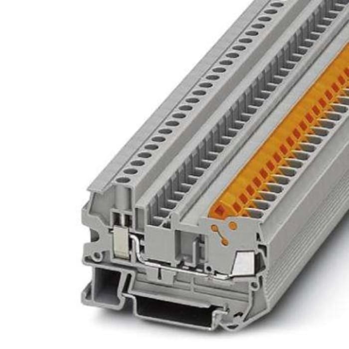 Phoenix Contact 3206539 5, QTCU 2 Series Grey, 0.5 → 2.5mm², Screw Termination, ATEX