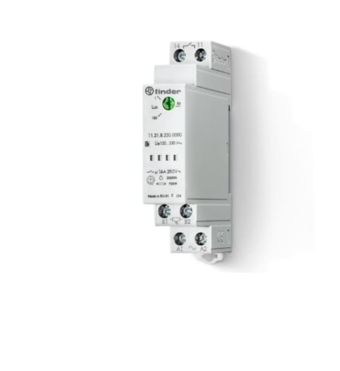 Finder Digital Twilight Switch 12 → 24 V ac, 1-Channel