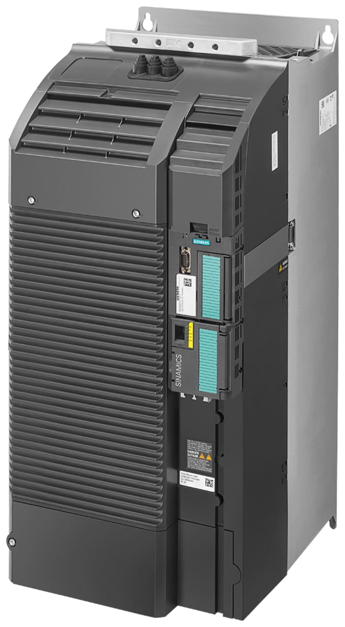 Siemens Inverter Drive, 90 kW, 3 Phase, 400 V, 156 A, SINAMICS G120C Series