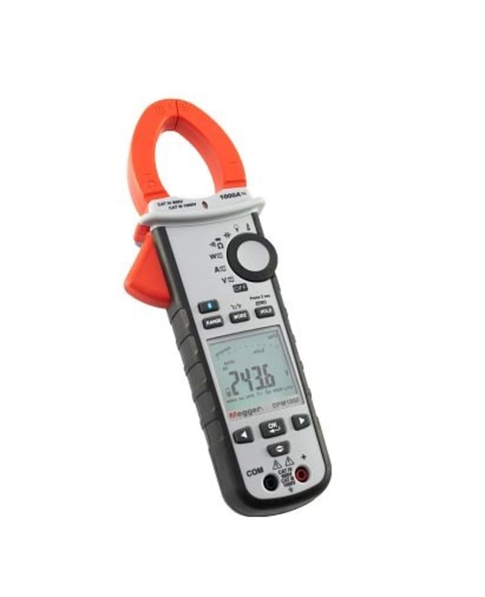 Megger DPM1000 Clamp Meter, 1000A dc, Max Current 1000A ac CAT IV