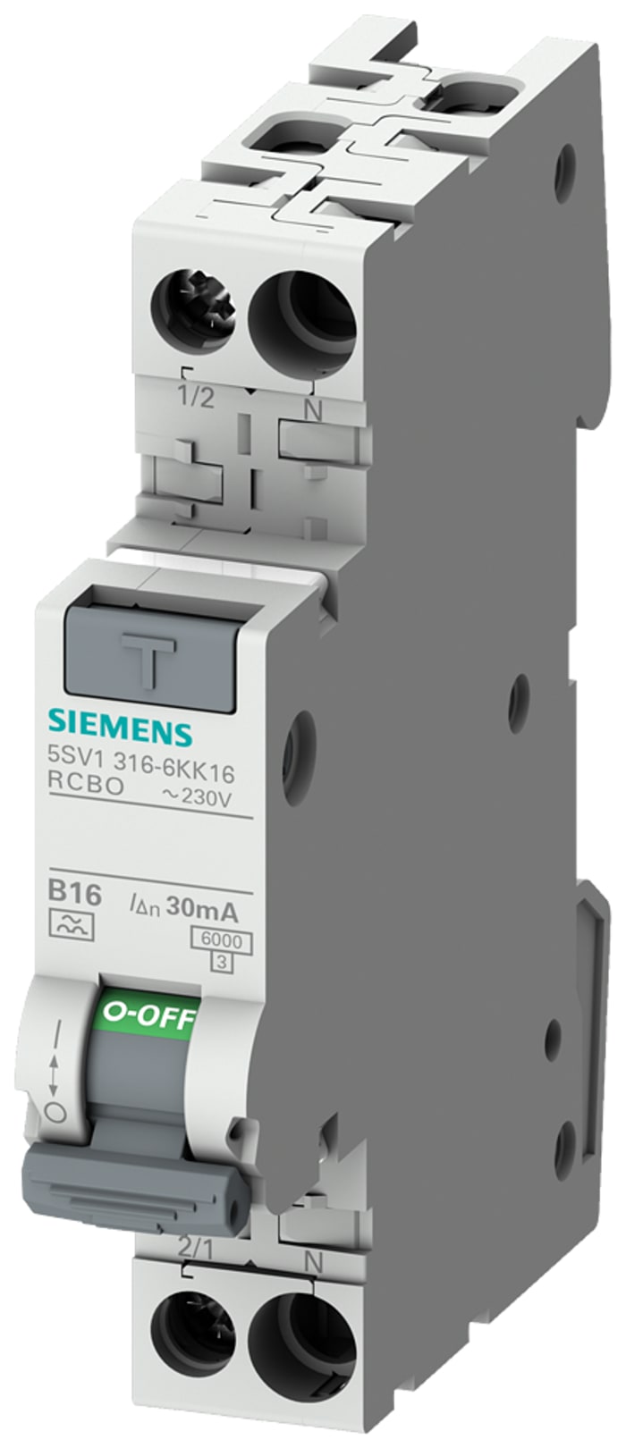 5SV1616-7KK04 Siemens | Siemens RCBO, 4A Current Rating, 2P Poles ...