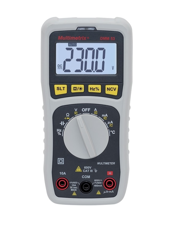 Multimètre DMM53 Chauvin Arnoux Portable 10A c.a.