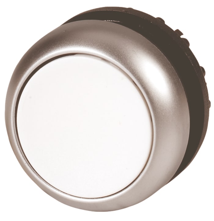 Eaton M22 Series White Momentary Push Button, 22.5mm Cutout