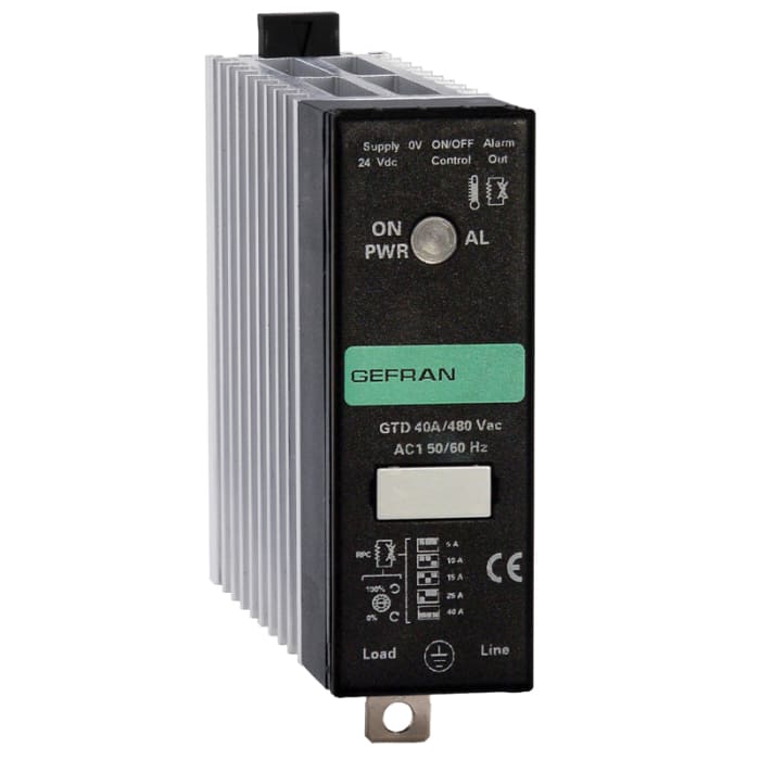 Gefran GTD Series Solid State Relay, 25 A Load, DIN Rail Mount, 530 V Load