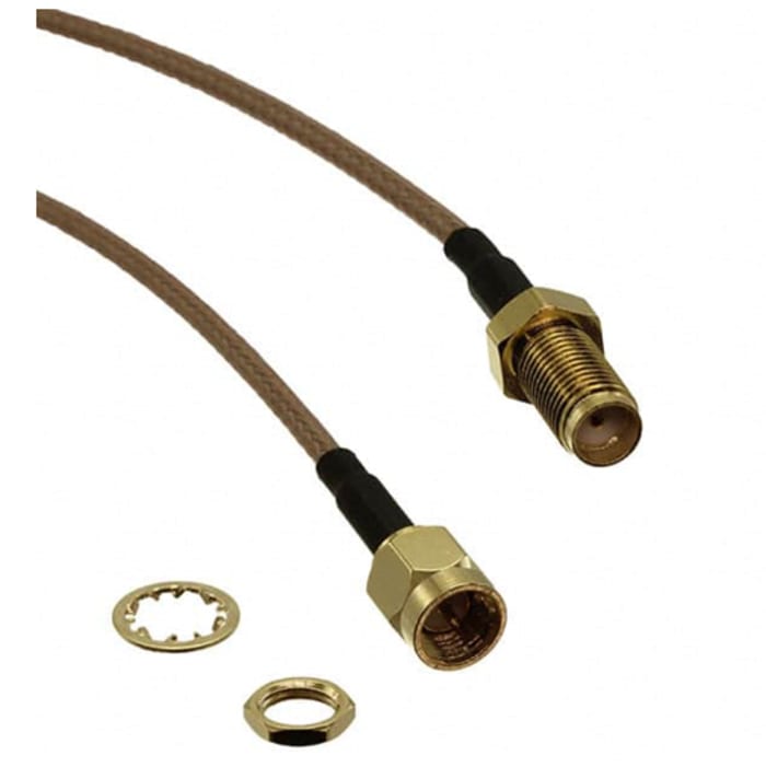 RS PRO Male SMA to SMA, 305mm, RG316 Coaxial, Terminated50 Ω