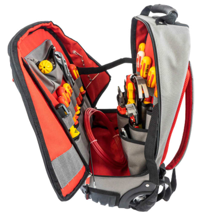 MA2654 CK CK Polymer Wheeled Bag with Shoulder Strap 240mm x 380mm x