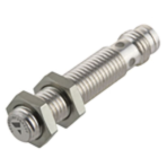 Carlo Gavazzi Inductive Threaded Barrel Proximity Sensor, M8, 2 mm Detection, PNP NO, 10 → 30 V dc