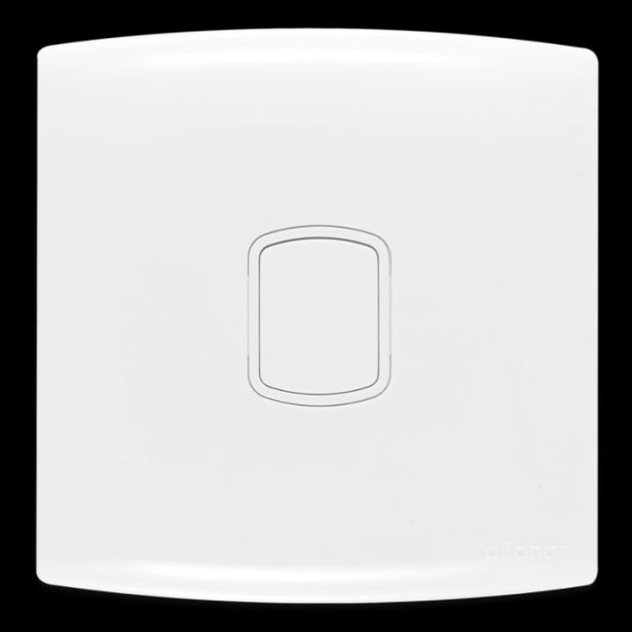 Contactum White 1 Gang Blanking Plate