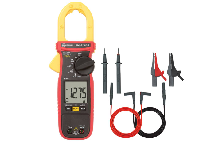 Ampèremètre à capteur flexible AMP-220-EUR KIT1 Beha-Amprobe, 600A c.c., 600A c.a.
