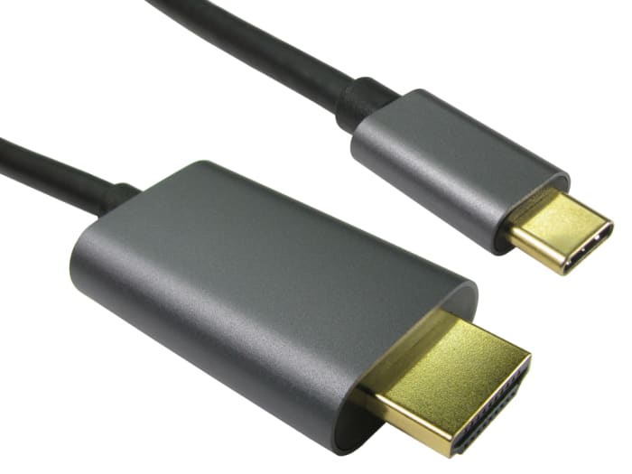 RS PRO , Male USB C to Male HDMI, 1m