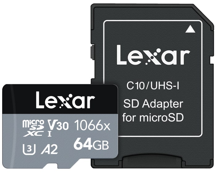 Lmsg Bnang Lexar Lexar Micro Sd Card Tlc 64 Gb Microsdxc Card Class 10 230 4404 Rs Components