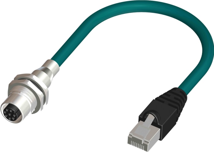 Ethernet Cable M12 to RJ45, 5m (16'L), for SC4500 Controller