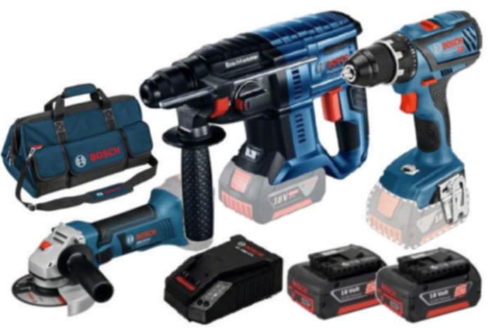 Kit de herramientas eléctricas Bosch a batería Ion de litio, 0615990M0W, Tipo C - Euroconector