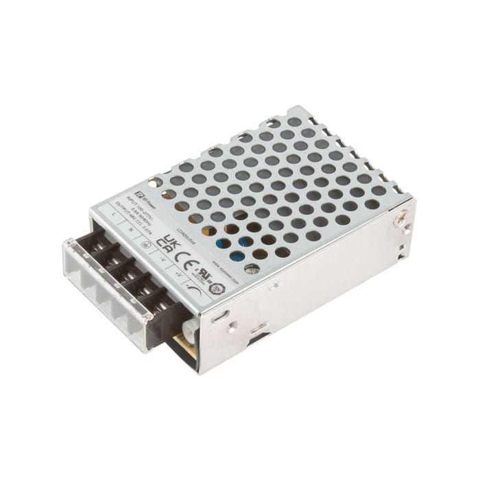XP Power AC-DC Power Supply, LCW25US12, 12V dc, 2.1A, 25W, 1 Output, 85 → 305V ac Input Voltage