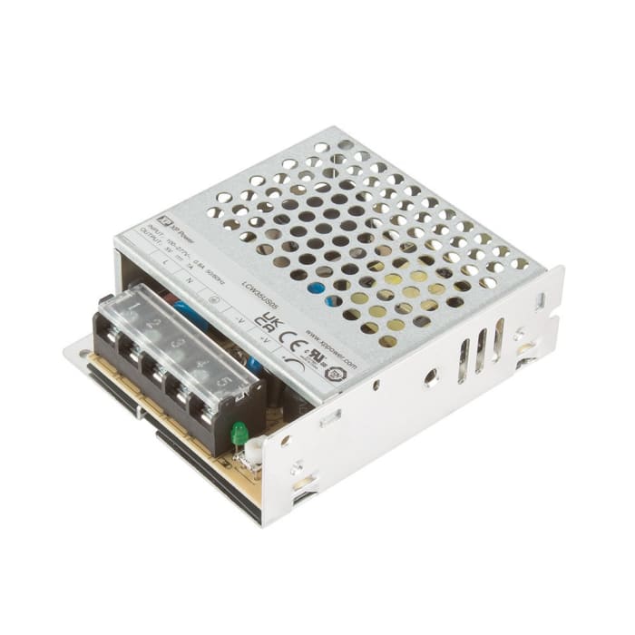 XP Power AC-DC Power Supply, LCW35US12, 12V dc, 3A, 35W, 1 Output, 85 → 305V ac Input Voltage