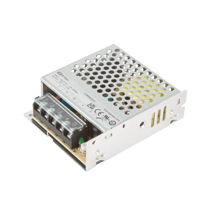 XP Power AC-DC Power Supply, LCW50US36, 36V dc, 1.45A, 50W, 1 Output, 85 → 305V ac Input Voltage
