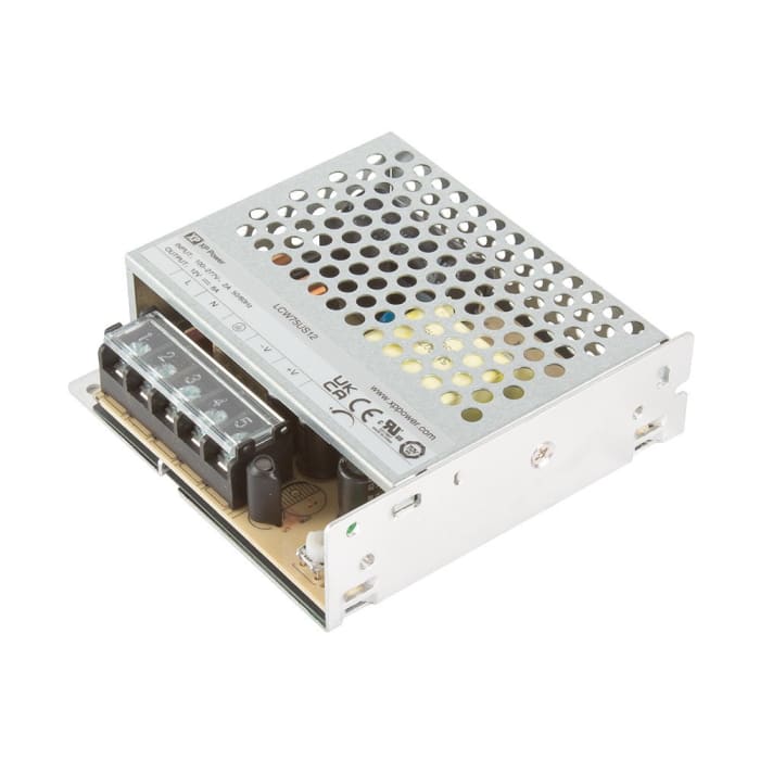 XP Power AC-DC Power Supply, LCW75US24, 24V, 3.2A, 75W, 1 Output, 85 → 305V ac Input Voltage