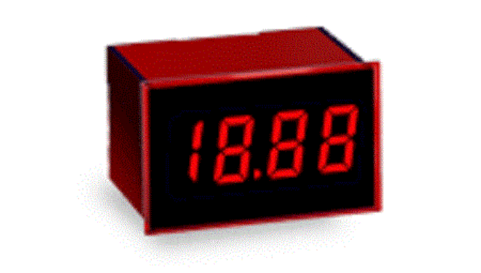 Murata DMS-20PC-1-DCM-C Series Digital Panel Voltmeter DC, LED Display 3.5-Digits