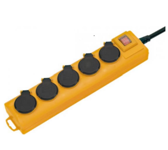 brennenstuhl 2m 5 Socket CEE Extension Lead, IP54