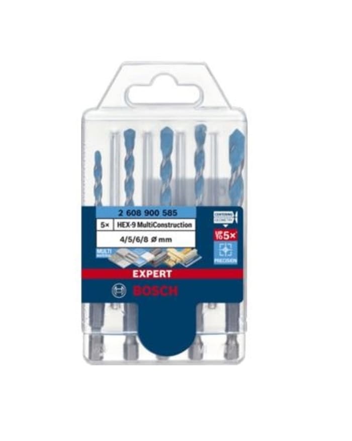 2608900595 Bosch | Bosch 3-Piece Tile Drill Bit Set for Masonry, 8mm ...