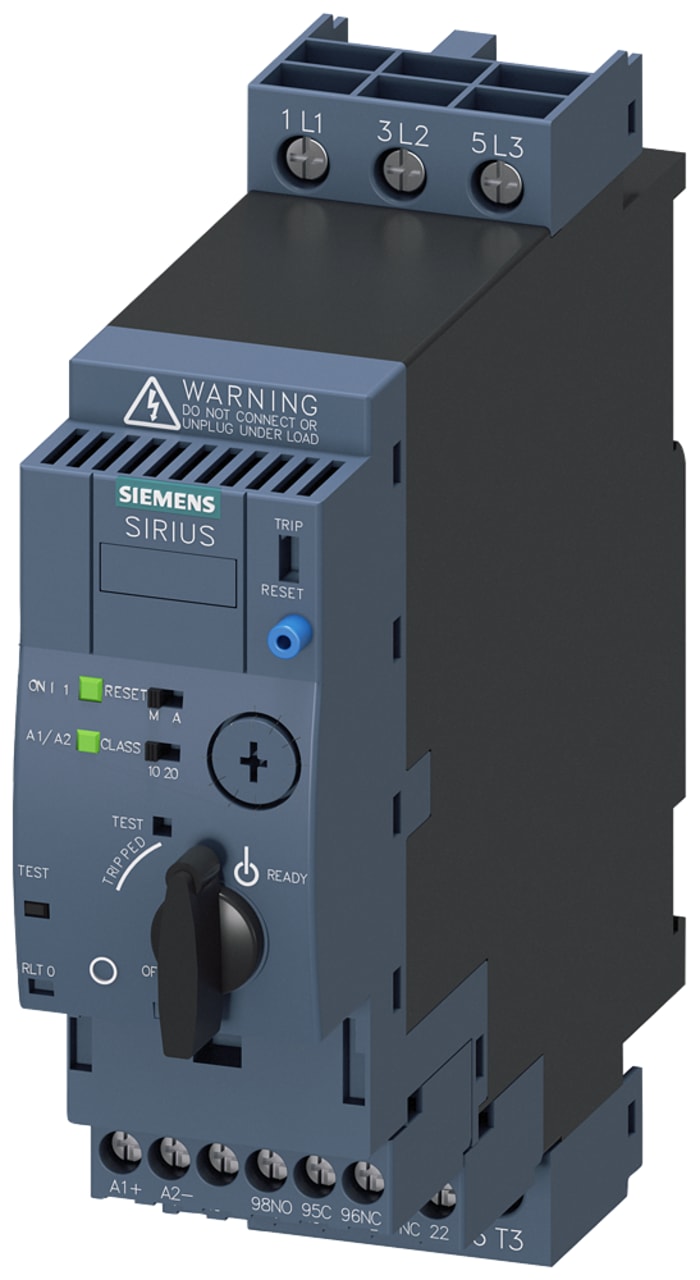 3RA6120-1EP32 Siemens | Siemens SIRIUS 3RA6 Load Feeder, DOL, 400 V, 3 ...