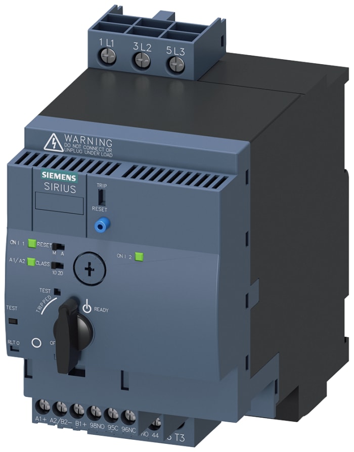Siemens SIRIUS 3RA6 Load Feeder, Reversing Starter, 690 V ac, 3 Phase, IP20