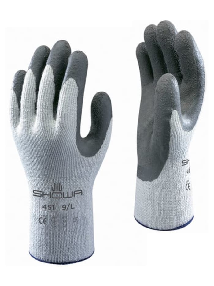 Guantes algodón, Talla 9/L