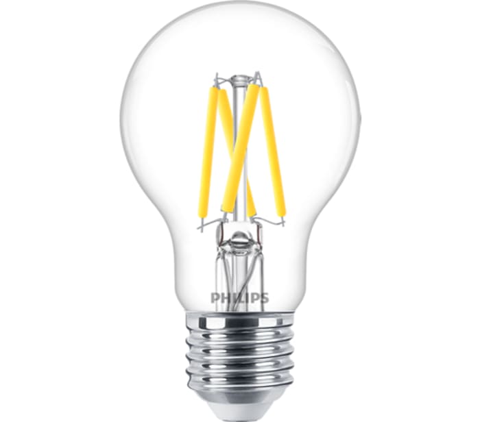 Philips Lighting | Philips Classic E27 GLS Bulb 3.4 W(40W), 2200 K, 2700 K, Warm Glow, | 231-7067 | RS Components