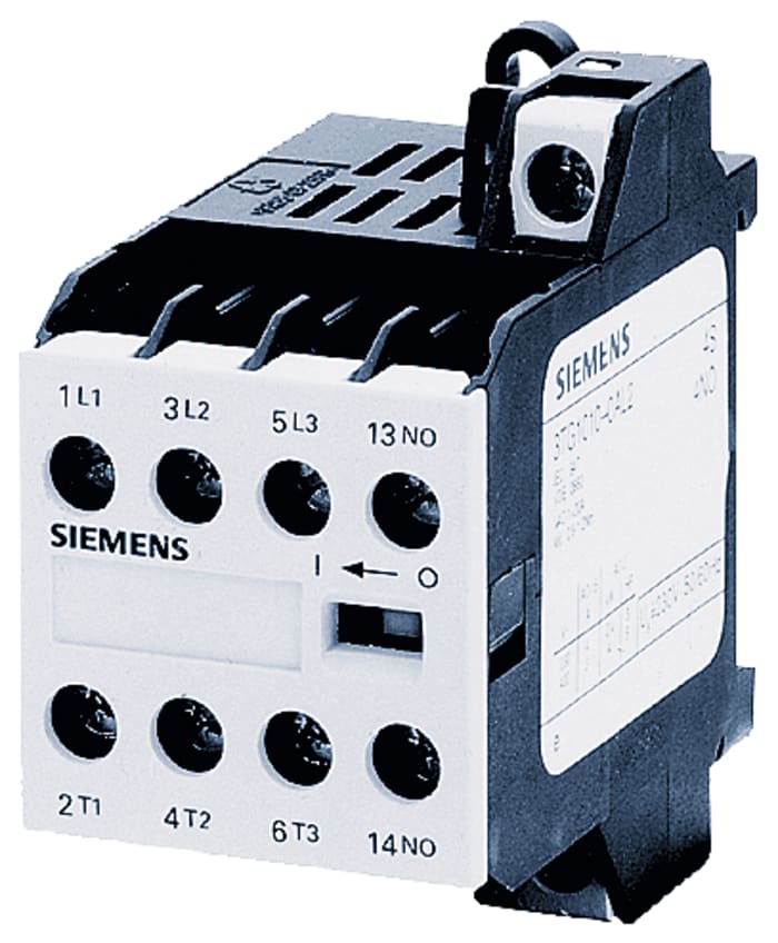 Relé de contactor Siemens de 3 polos, 3 NA, 8,4 A, bobina 400 V, 4 kW