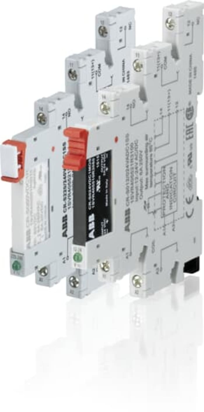 1SVR405598R0900 CR-SJB20-BLACK ABB | ABB Interface Relay Module Busbar ...