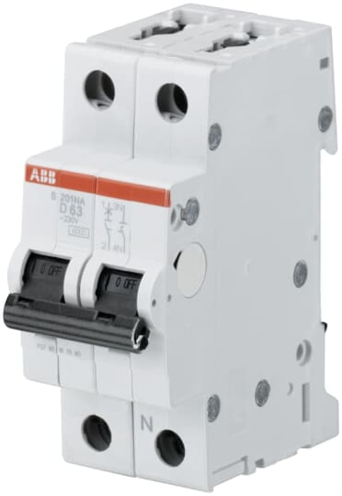 2CDS251103R0041 S201-D 4 N ABB | Disyuntor en miniatura ABB 1 Polos, 4A ...