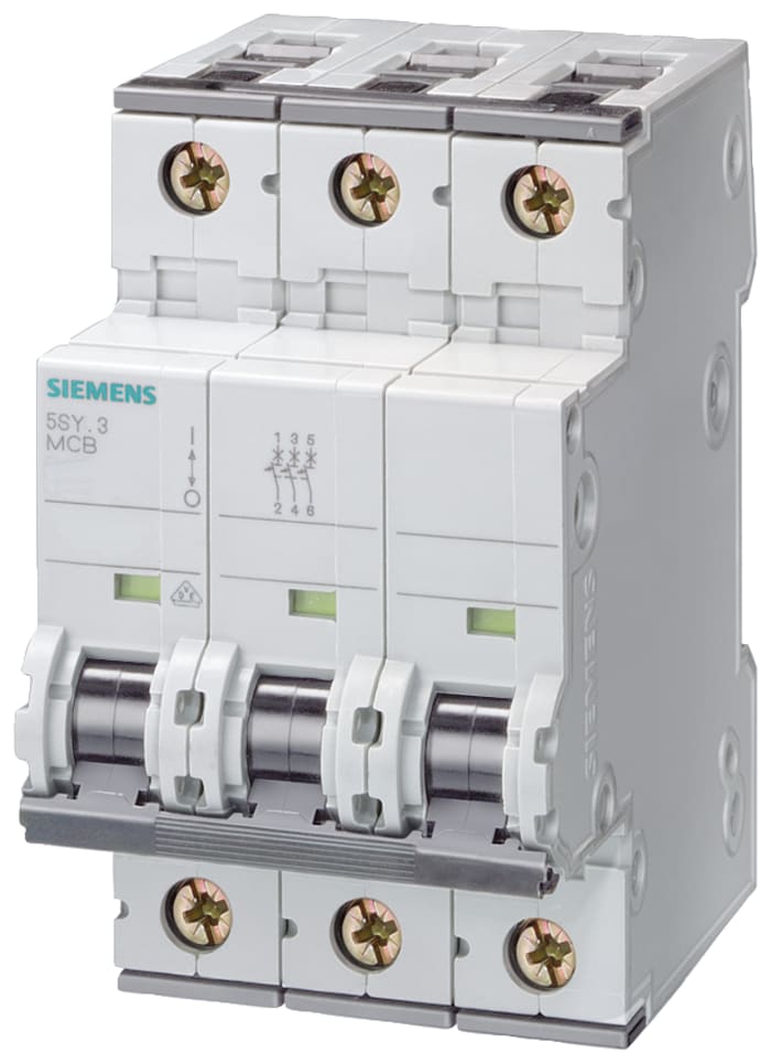 Siemens SENTRON 5SY MCB, 3P, 20A