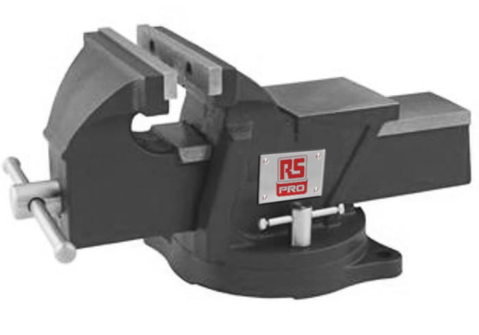 RS PRO Bench Vice x 56mm 150mm x 150mm, 12.28 KGS