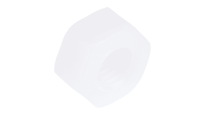 RS PRO, Plain Nylon Hex Nut, DIN 934, M10