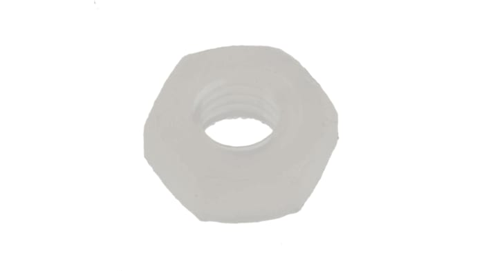 ISO metric ivory nylon 6.6 full nut,M3