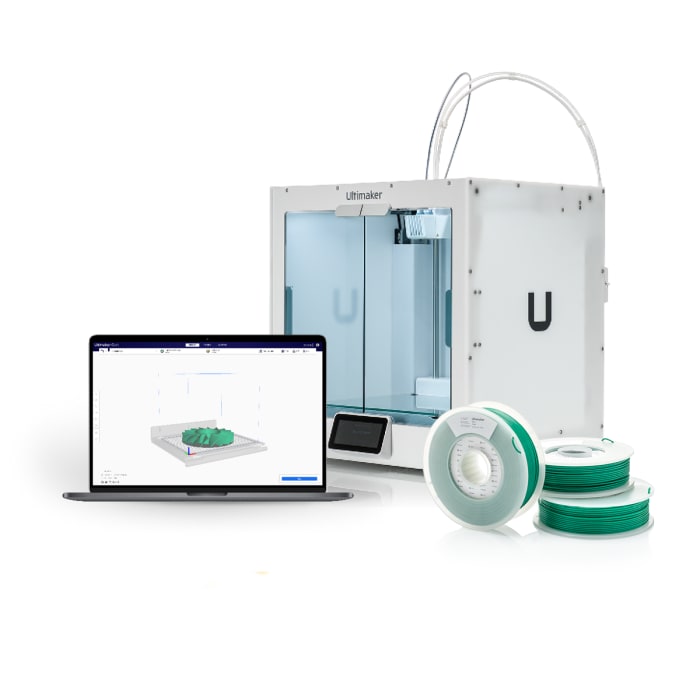 Kit d'imprimante 3D Ultimaker S5 FDM, volume d'impression 330 x 240 x 300mm