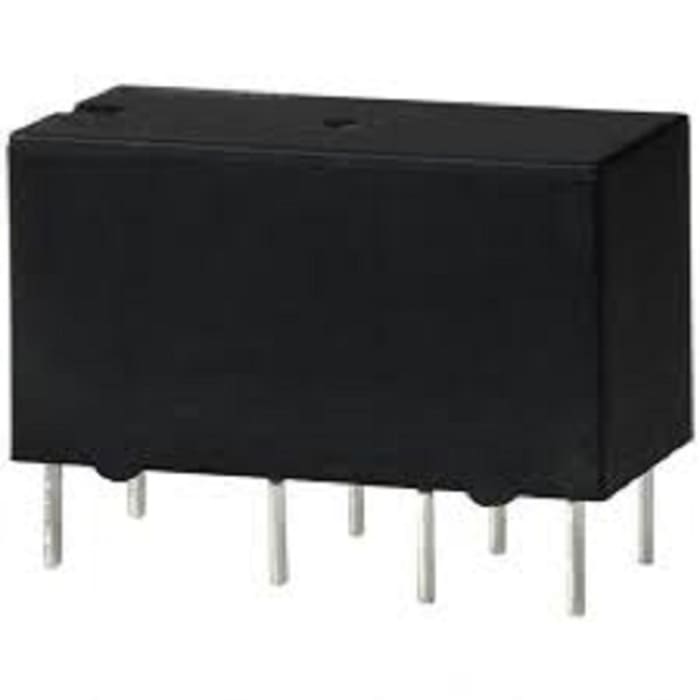 Omron PCB Mount Signal Relay, 24V dc Coil, 1A Switching Current, DPDT