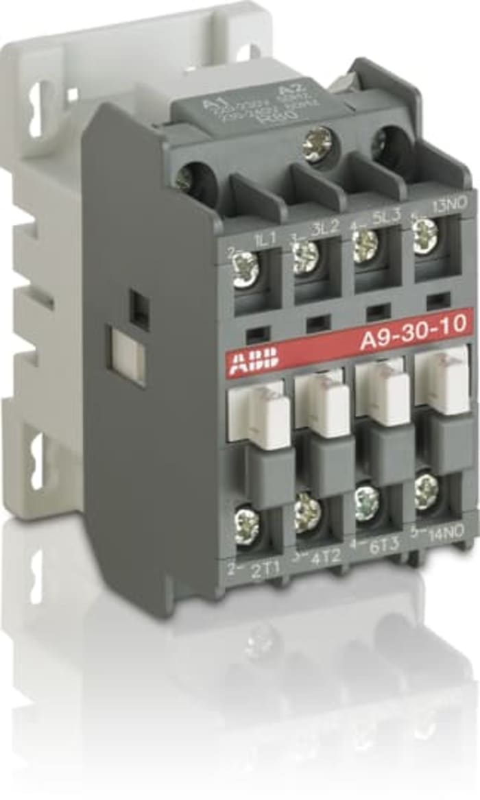 ABB Contactor, 400 → 415 V Coil, 3-Pole, 25 A, 5.5 kW, 3NO
