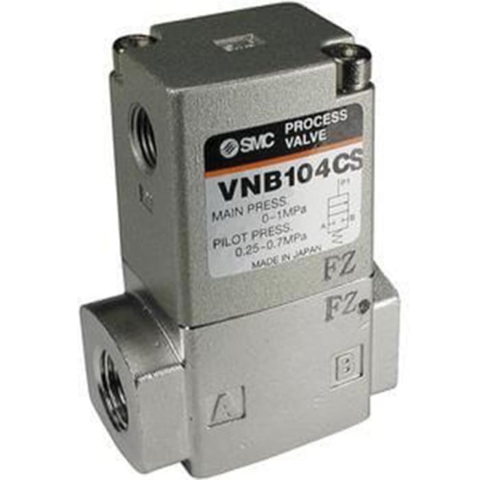 SMC Solenoid Valve - Solenoid/Air Rc 1 VNB Series